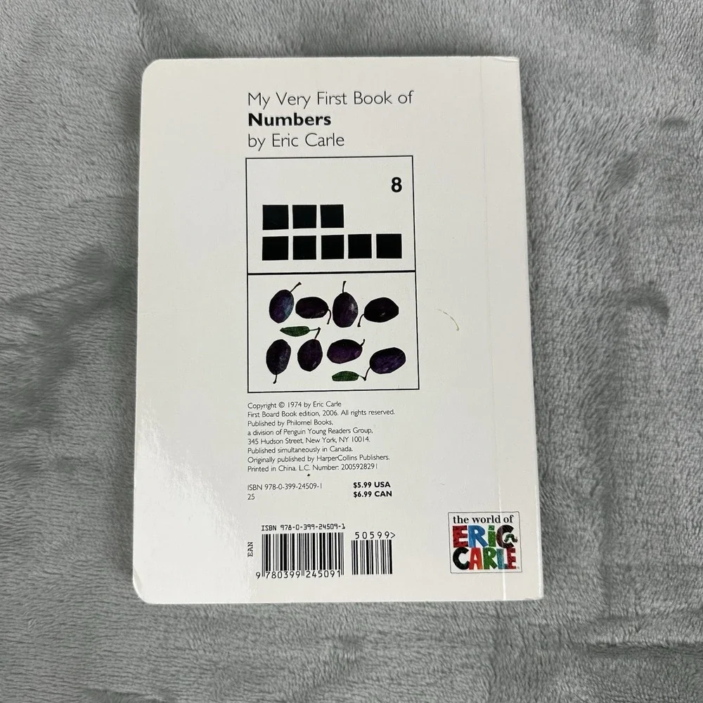 Book Bundle (3) My Very First Book Of Food Numbers Colors By Eric Carle